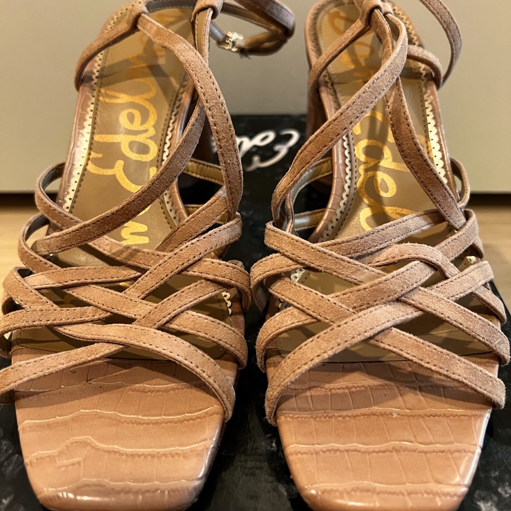 Sam Edelman Tan heeled sandal | 8.5 - Picture 4 of 12